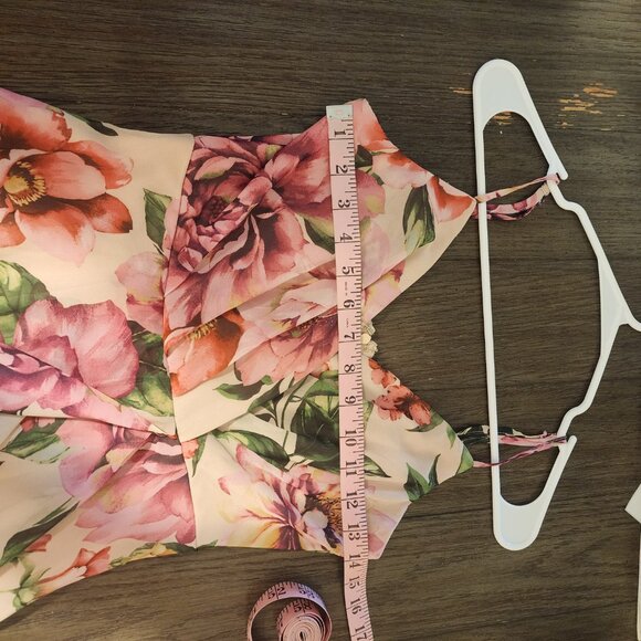 Lulus Pink Floral Print Sleeveless  Maxi Dress NWOT XS - Picture 2 of 10